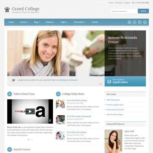 20 temas sites para escolas col gios cursos wordpress 57969 zoom 3 Reinterprets the classic bookshelf