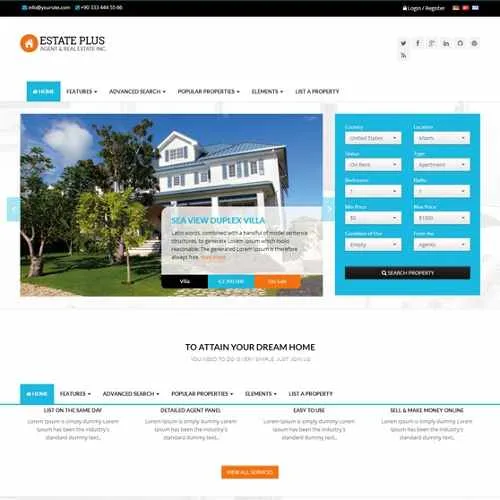 20 temas sites para imobili rias e corretores wordpress 51354 zoom 4 Reinterprets the classic bookshelf