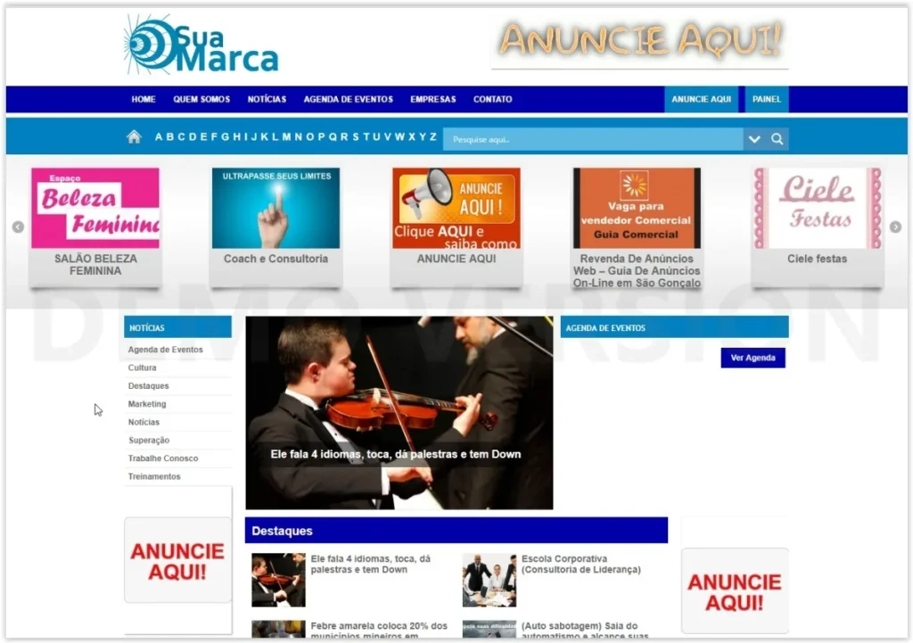 guia comercial mix v11 desenvolvido em wordpress 93201 zoom 3 Pagina Principal