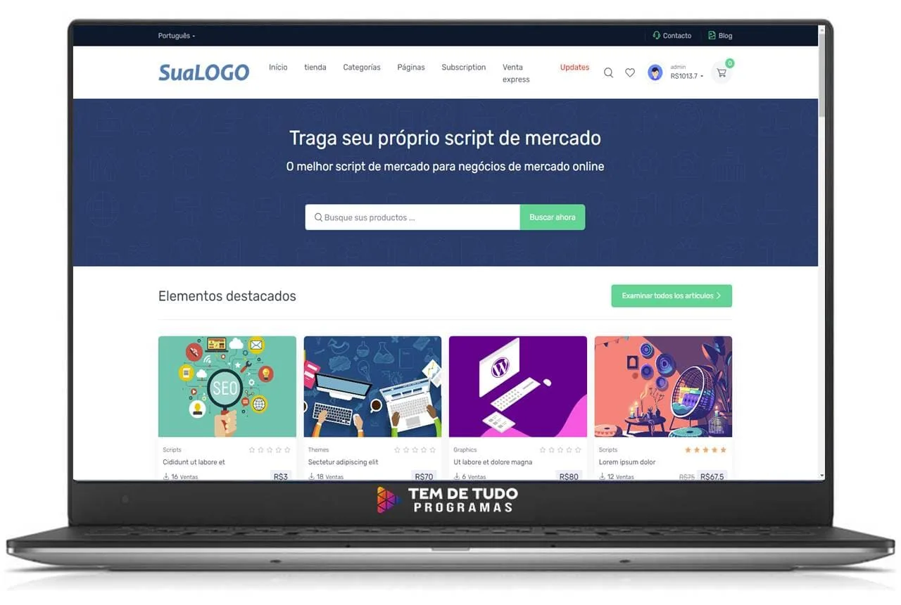 loja virtual para produto digital em php com venda por assinatura 23440 zoom 1 Pagina Principal