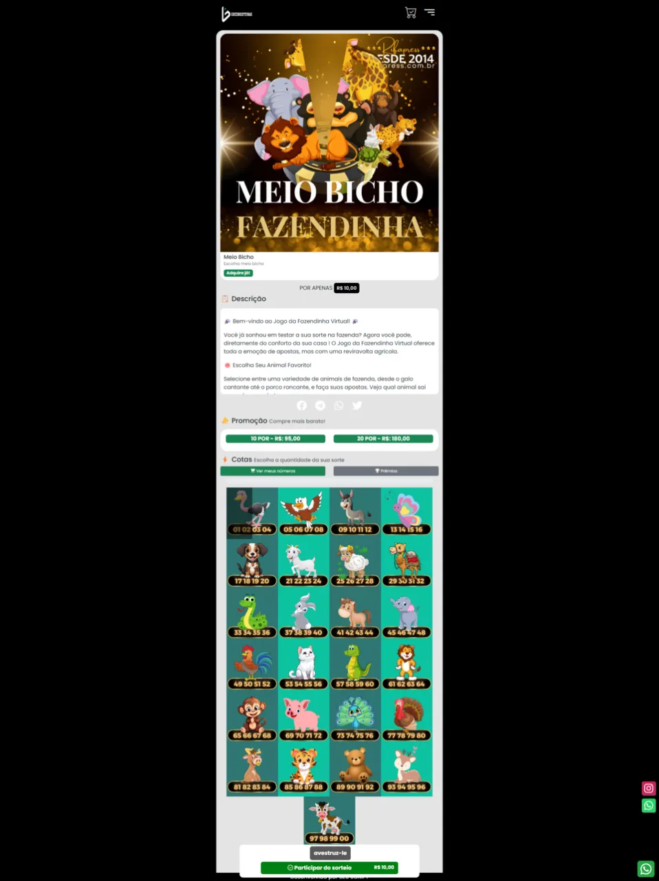 rifa em laravel sistema completo com fazendinha 1 milh o de n meros afiliados 13052 zoom 1 Pagina Principal