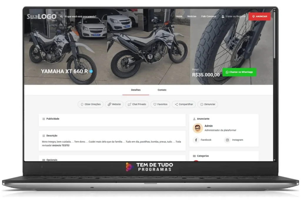 script guia comercial completo em wordpress com elementor e mercado pago 10700 zoom Pagina Principal
