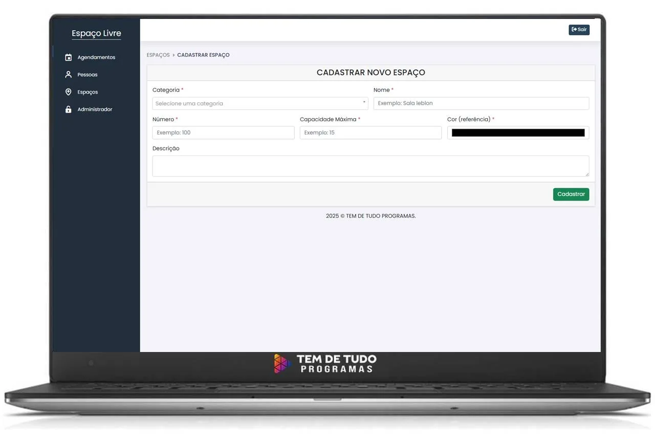 sistema de agendamento de salas script php personalizavel 42220 zoom Pagina Principal