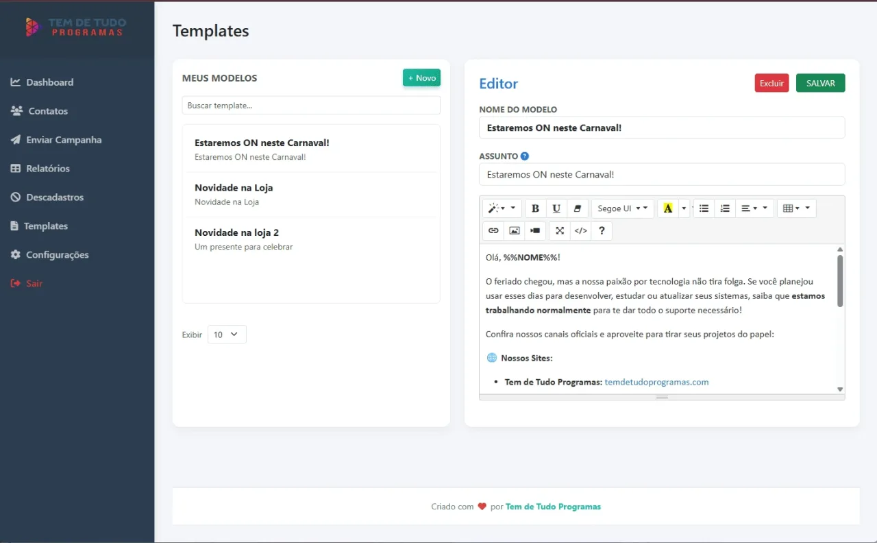 sistema em scritp php de e mail marketing 46881 zoom 1 Pagina Principal