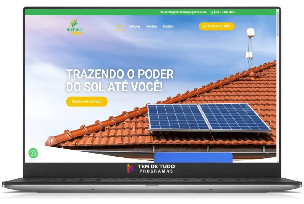 site institucional para empresa de energia solar 21509 zoom Pagina Principal